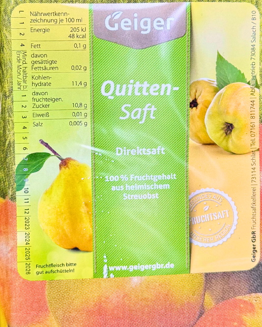 Quittensaft Bag-in-Box